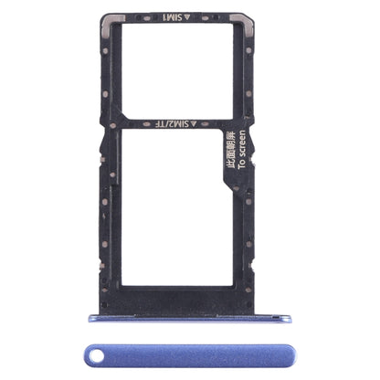 For Huawei nova Y70 Plus SIM + SIM / Micro SD Card Tray (Blue) - Card Socket by buy2fix | Online Shopping UK | buy2fix