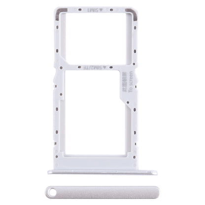 For Huawei nova Y70 Plus SIM + SIM / Micro SD Card Tray (Silver) - Card Socket by buy2fix | Online Shopping UK | buy2fix