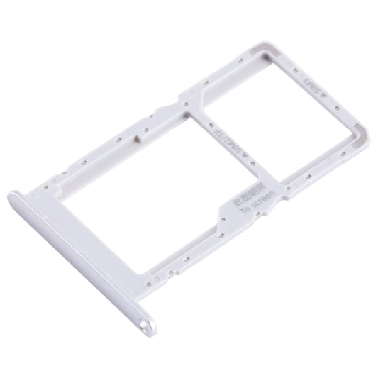 For Huawei nova Y70 Plus SIM + SIM / Micro SD Card Tray (Silver) - Card Socket by buy2fix | Online Shopping UK | buy2fix