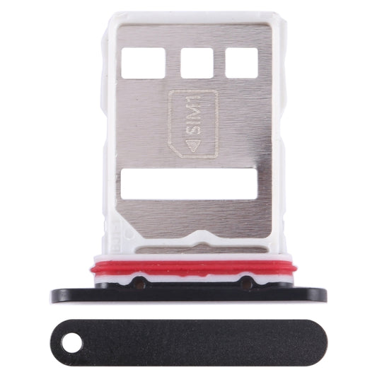For Huawei Mate 60 SIM + NM Card Tray (Black) - Card Socket by buy2fix | Online Shopping UK | buy2fix