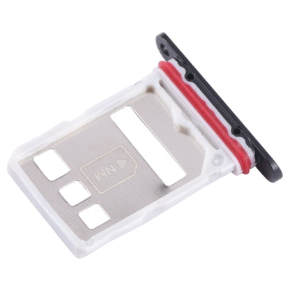For Huawei Mate 60 SIM + NM Card Tray (Black) - Card Socket by buy2fix | Online Shopping UK | buy2fix