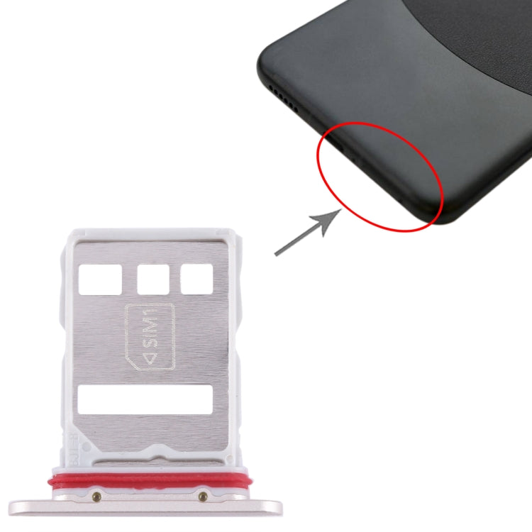 For Huawei Mate 60 SIM + NM Card Tray (Gold) - Card Socket by buy2fix | Online Shopping UK | buy2fix