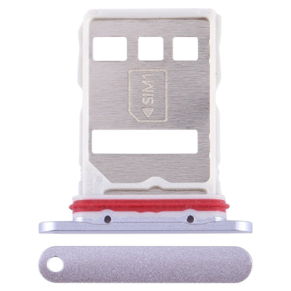 For Huawei Mate 60 SIM + NM Card Tray (Purple) - Card Socket by buy2fix | Online Shopping UK | buy2fix
