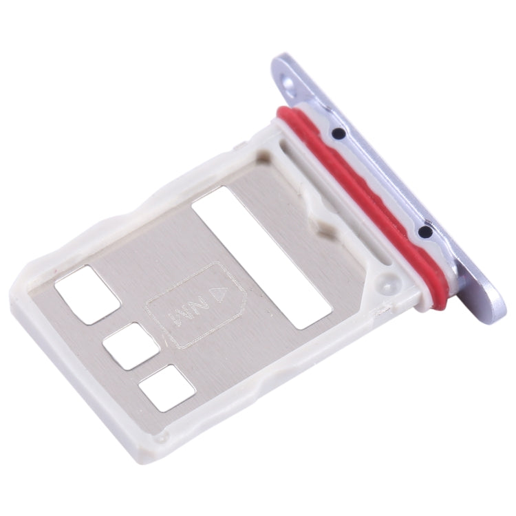 For Huawei Mate 60 SIM + NM Card Tray (Purple) - Card Socket by buy2fix | Online Shopping UK | buy2fix