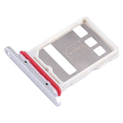 For Huawei Mate 60 SIM + NM Card Tray (Silver) - Card Socket by buy2fix | Online Shopping UK | buy2fix