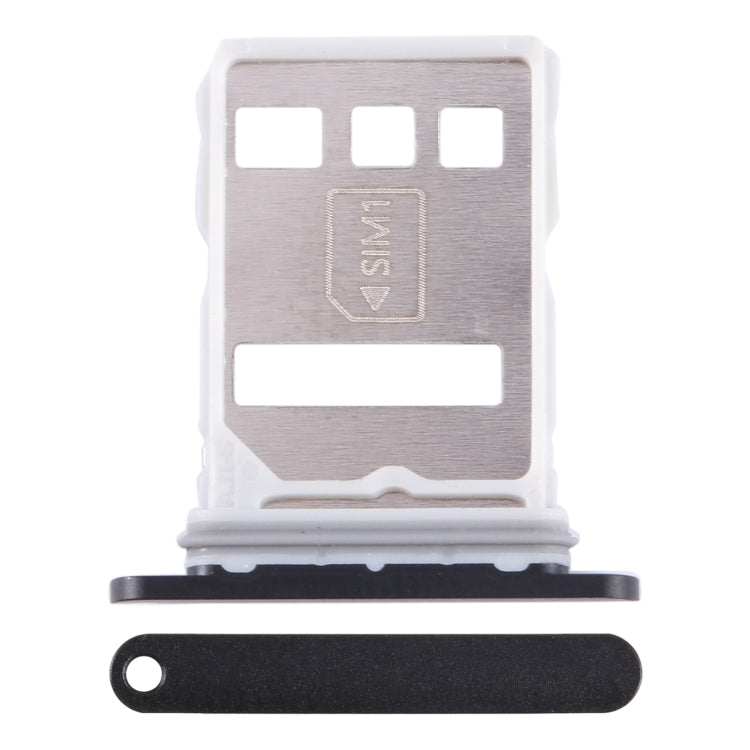 For Huawei Mate 60 Pro SIM + NM Card Tray (Black) - Card Socket by buy2fix | Online Shopping UK | buy2fix
