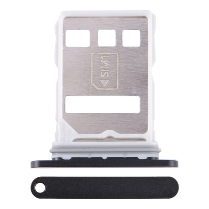 For Huawei Mate 60 Pro SIM + NM Card Tray (Black) - Card Socket by buy2fix | Online Shopping UK | buy2fix