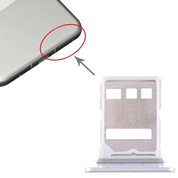 For Huawei Mate 60 Pro SIM + NM Card Tray (Gold) - Card Socket by buy2fix | Online Shopping UK | buy2fix