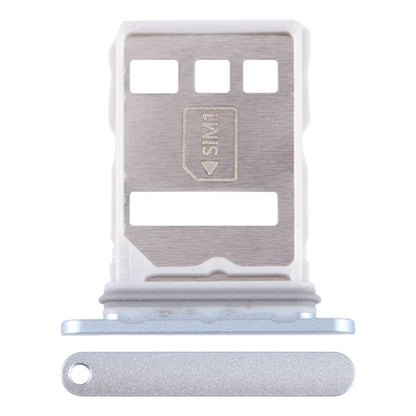 For Huawei Mate 60 Pro SIM + NM Card Tray (Silver) - Card Socket by buy2fix | Online Shopping UK | buy2fix