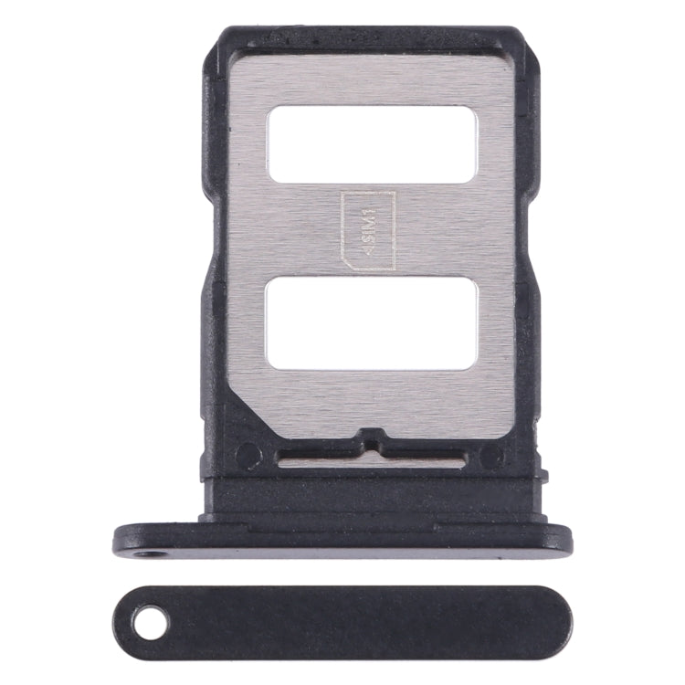 For Huawei nova Y91 SIM Card Tray (Black) - Card Socket by buy2fix | Online Shopping UK | buy2fix