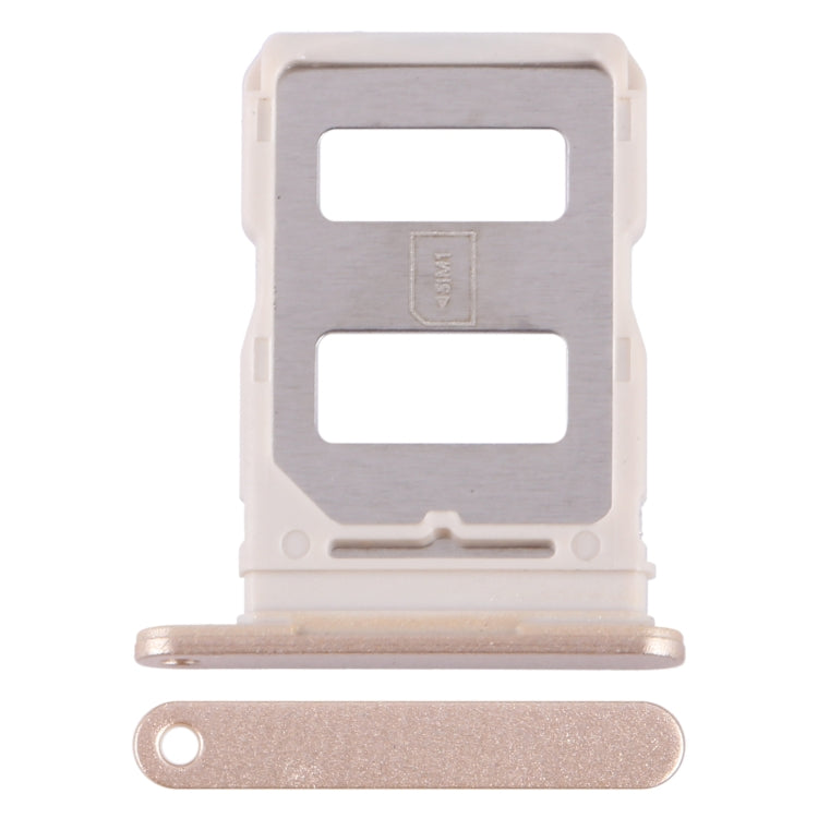 For Huawei nova Y91 SIM Card Tray (Gold) - Card Socket by buy2fix | Online Shopping UK | buy2fix