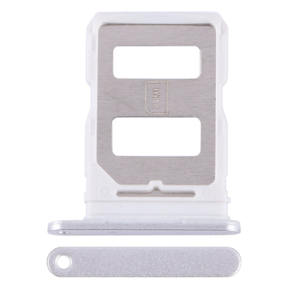 For Huawei nova Y91 SIM Card Tray (Silver) - Card Socket by buy2fix | Online Shopping UK | buy2fix