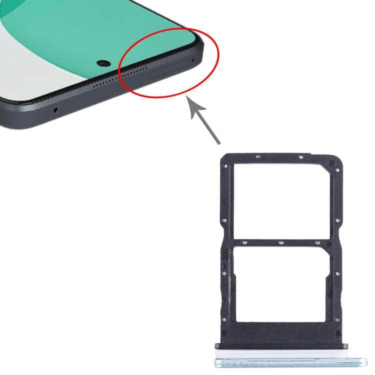 For Huawei Nova 11i SIM + SIM  Card Tray (Green) - Card Socket by buy2fix | Online Shopping UK | buy2fix