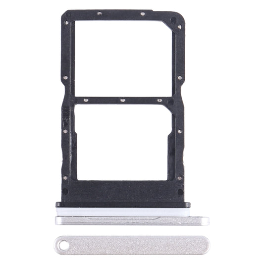 For Huawei Nova 11i SIM + SIM  Card Tray (Silver) - Card Socket by buy2fix | Online Shopping UK | buy2fix