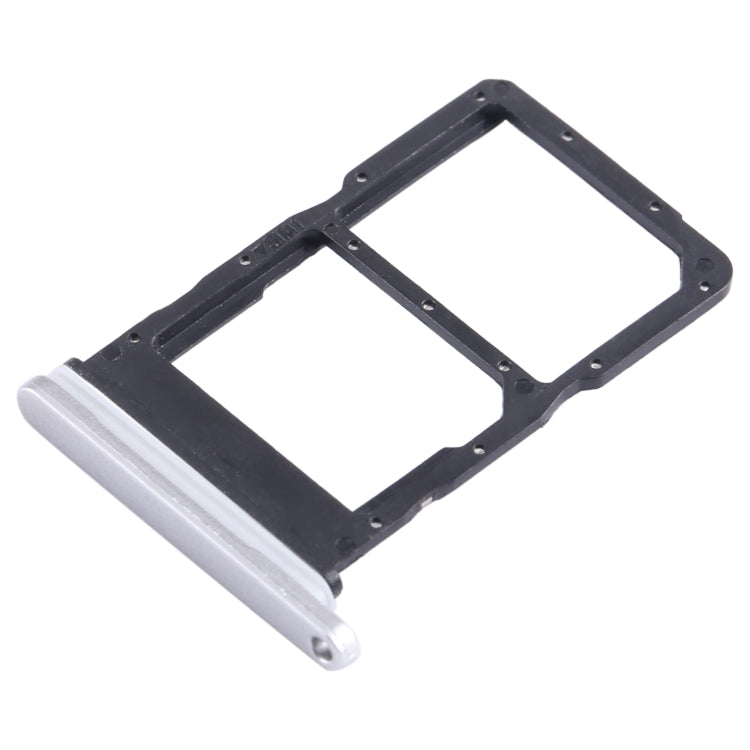 For Huawei Nova 11i SIM + SIM  Card Tray (Silver) - Card Socket by buy2fix | Online Shopping UK | buy2fix