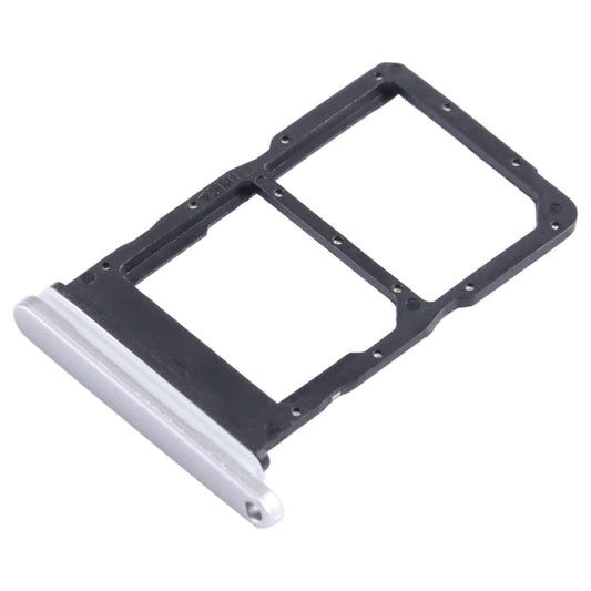 For Huawei Nova 11i SIM + SIM  Card Tray (Silver) - Card Socket by buy2fix | Online Shopping UK | buy2fix