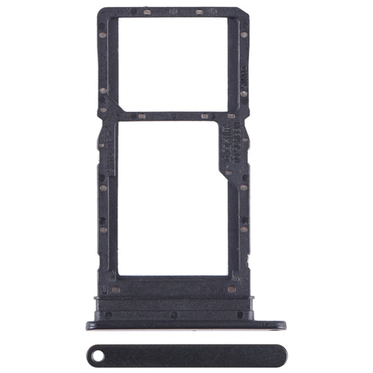 For Huawei Enjoy 30 Plus SIM + SIM / Micro SD Card Tray (Black) - Card Socket by buy2fix | Online Shopping UK | buy2fix