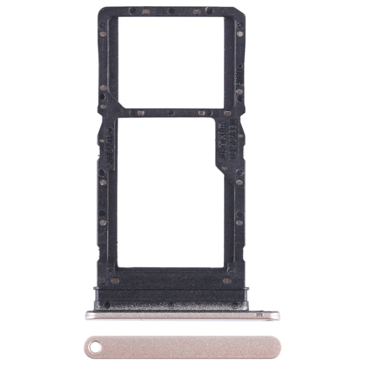 For Huawei Enjoy 30 Plus SIM + SIM / Micro SD Card Tray (Gold) - Card Socket by buy2fix | Online Shopping UK | buy2fix