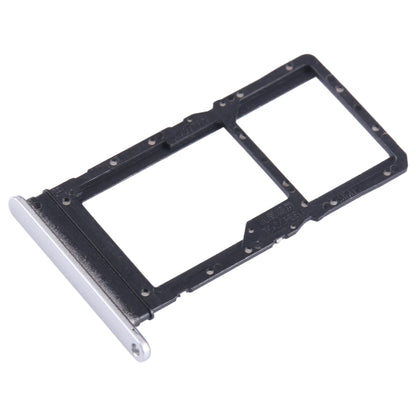 For Huawei Enjoy 30 Plus SIM + SIM / Micro SD Card Tray (Silver) - Card Socket by buy2fix | Online Shopping UK | buy2fix