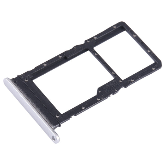 For Huawei Enjoy 30 Plus SIM + SIM / Micro SD Card Tray (Silver) - Card Socket by buy2fix | Online Shopping UK | buy2fix