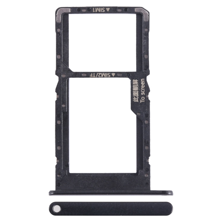 For Huawei Enjoy 60Z SIM + SIM / Micro SD Card Tray (Black) - Card Socket by buy2fix | Online Shopping UK | buy2fix