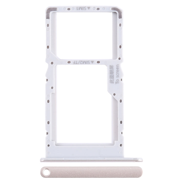 For Huawei Enjoy 60Z SIM + SIM / Micro SD Card Tray (Gold) - Card Socket by buy2fix | Online Shopping UK | buy2fix
