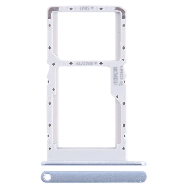 For Huawei Enjoy 60Z SIM + SIM / Micro SD Card Tray (Blue) - Card Socket by buy2fix | Online Shopping UK | buy2fix