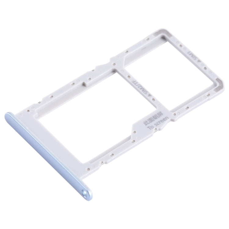 For Huawei Enjoy 60Z SIM + SIM / Micro SD Card Tray (Blue) - Card Socket by buy2fix | Online Shopping UK | buy2fix