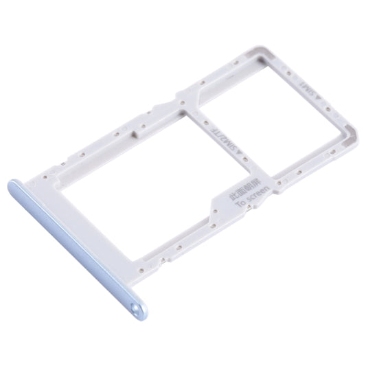 For Huawei Enjoy 60Z SIM + SIM / Micro SD Card Tray (Blue) - Card Socket by buy2fix | Online Shopping UK | buy2fix