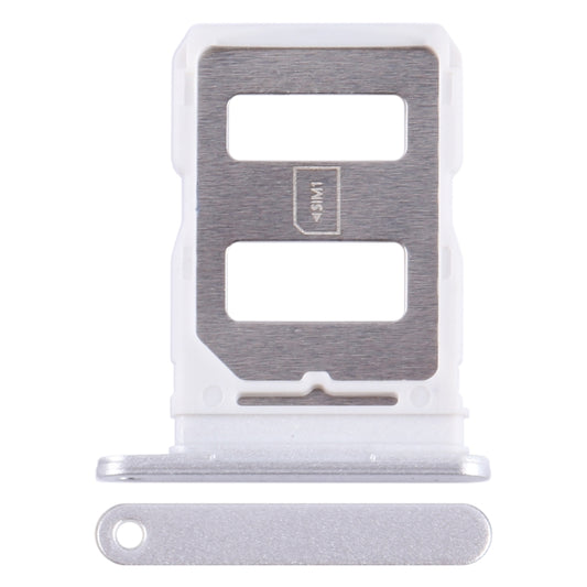 For Huawei Enjoy 60X SIM Card Tray (Silver) - Card Socket by buy2fix | Online Shopping UK | buy2fix