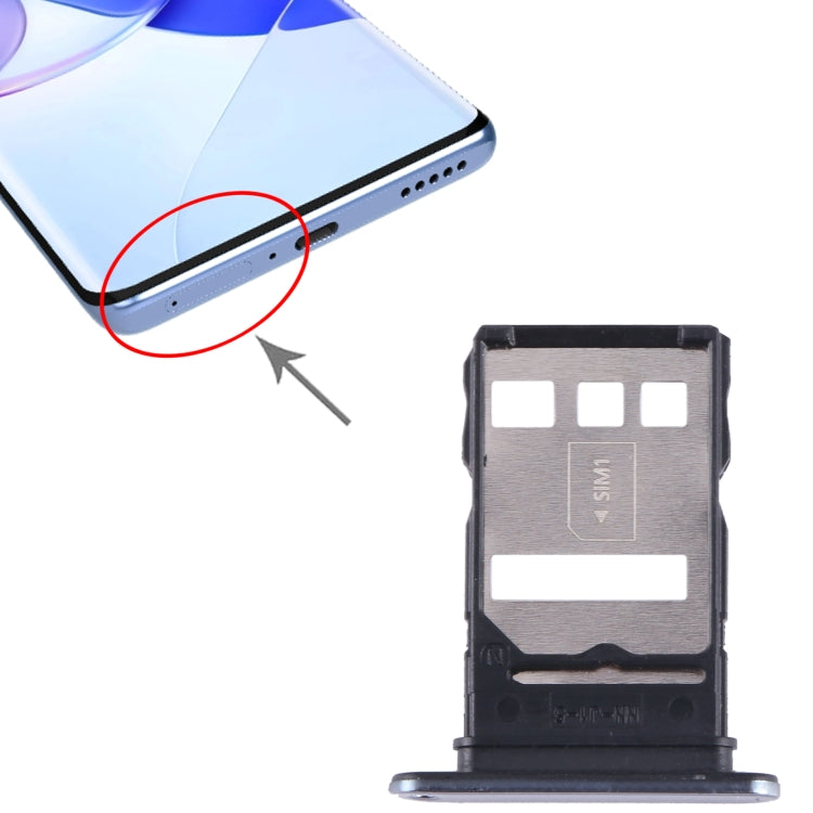 For Huawei Nova 9Z 5G SIM Card Tray (Silver) - Card Socket by buy2fix | Online Shopping UK | buy2fix
