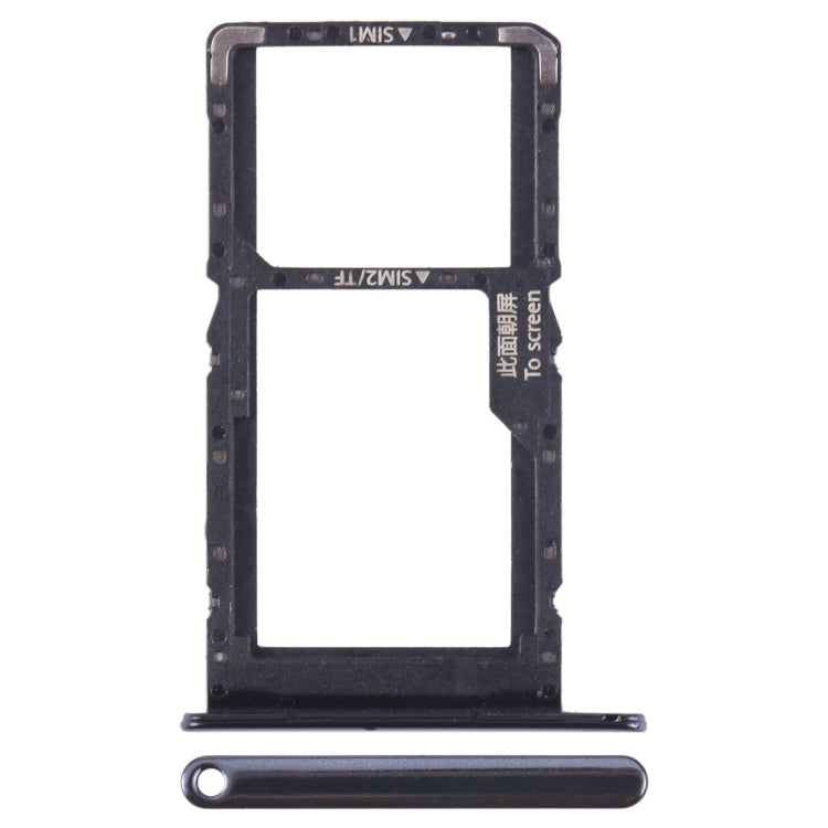 For Huawei Maimang 11 SIM + SIM / Micro SD Card Tray (Black) - Card Socket by buy2fix | Online Shopping UK | buy2fix