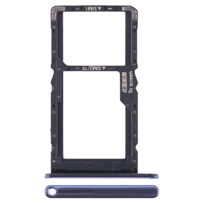 For Huawei Maimang 11 SIM + SIM / Micro SD Card Tray (Blue) - Card Socket by buy2fix | Online Shopping UK | buy2fix