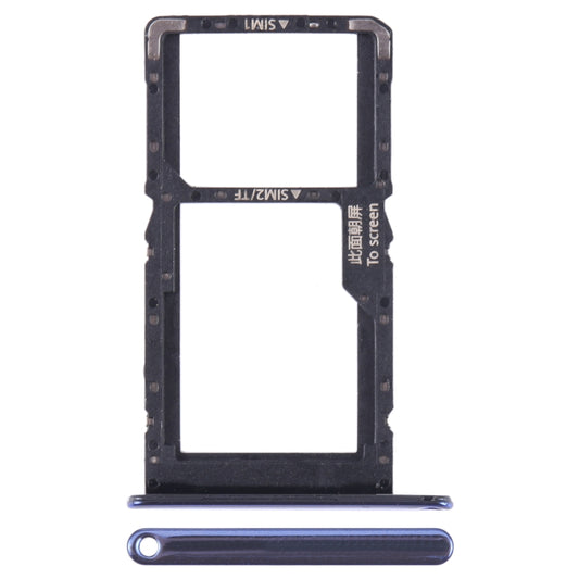 For Huawei Maimang 11 SIM + SIM / Micro SD Card Tray (Blue) - Card Socket by buy2fix | Online Shopping UK | buy2fix