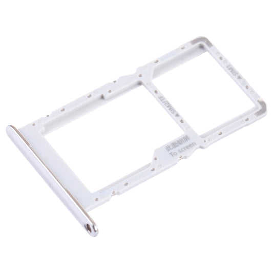 For Huawei Maimang 11 SIM + SIM / Micro SD Card Tray (Silver) - Card Socket by buy2fix | Online Shopping UK | buy2fix