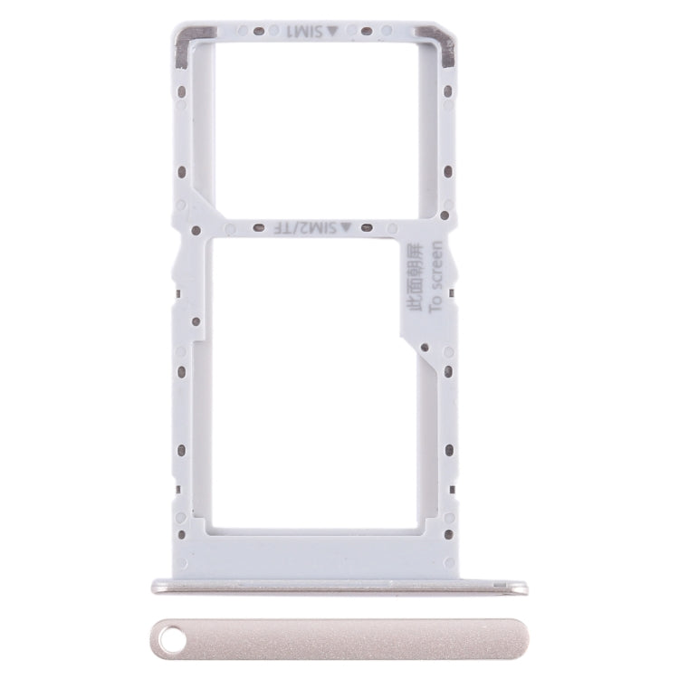 For Huawei Enjoy 60 SIM + SIM / Micro SD Card Tray (Gold) - Card Socket by buy2fix | Online Shopping UK | buy2fix