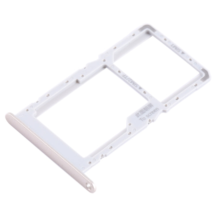 For Huawei Enjoy 60 SIM + SIM / Micro SD Card Tray (Gold) - Card Socket by buy2fix | Online Shopping UK | buy2fix