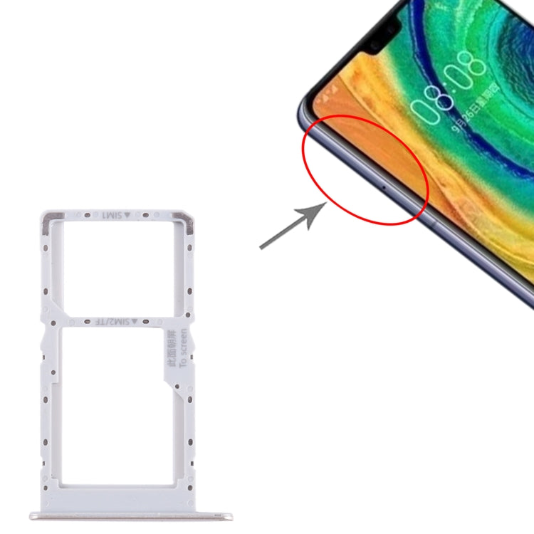 For Huawei Enjoy 60 SIM + SIM / Micro SD Card Tray (Gold) - Card Socket by buy2fix | Online Shopping UK | buy2fix
