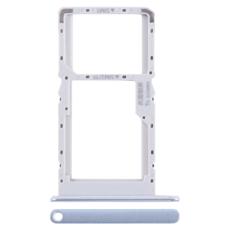 For Huawei Enjoy 60 SIM + SIM / Micro SD Card Tray (Blue) - Card Socket by buy2fix | Online Shopping UK | buy2fix