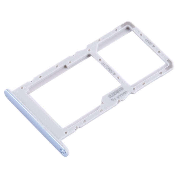 For Huawei Enjoy 60 SIM + SIM / Micro SD Card Tray (Blue) - Card Socket by buy2fix | Online Shopping UK | buy2fix
