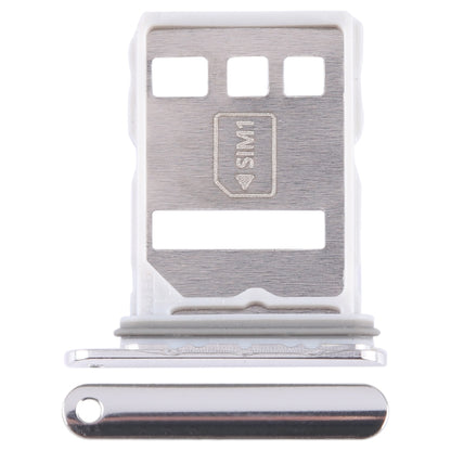 For Huawei P60 Art SIM + NM Card Tray (Silver) - Card Socket by buy2fix | Online Shopping UK | buy2fix