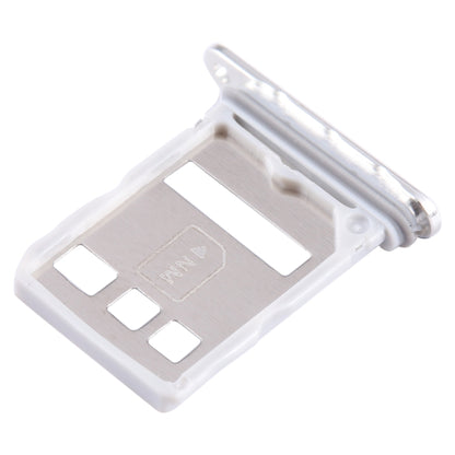 For Huawei P60 Art SIM + NM Card Tray (Silver) - Card Socket by buy2fix | Online Shopping UK | buy2fix