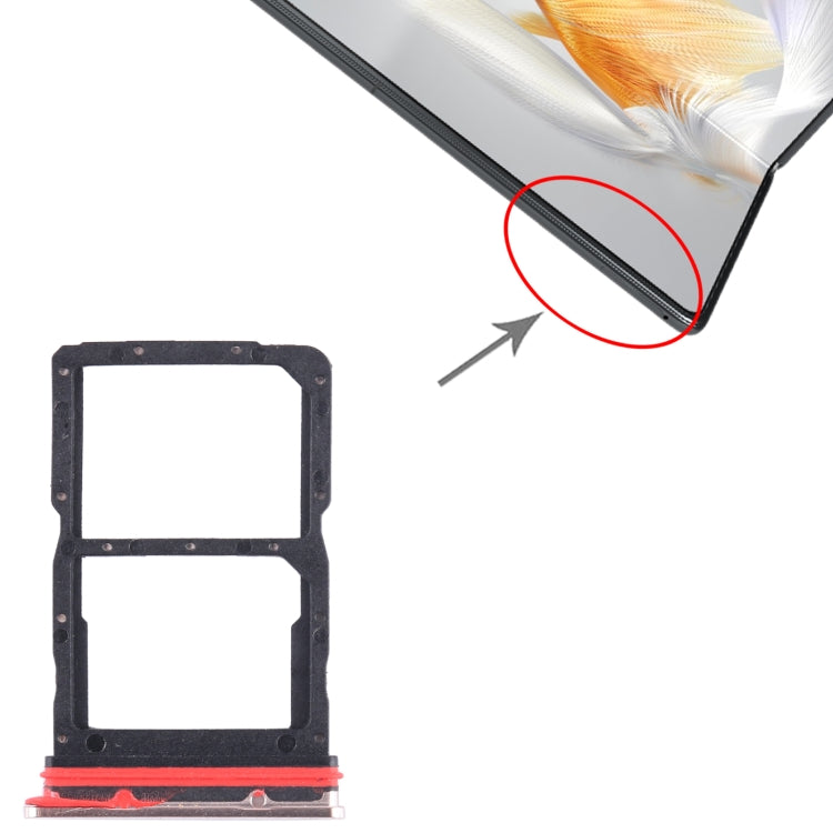 For Huawei Mate X3 SIM + SIM Card Tray (Gold) - Card Socket by buy2fix | Online Shopping UK | buy2fix