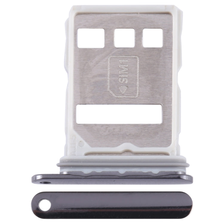 For Huawei P60 SIM + NM Card Tray (Black) - Card Socket by buy2fix | Online Shopping UK | buy2fix