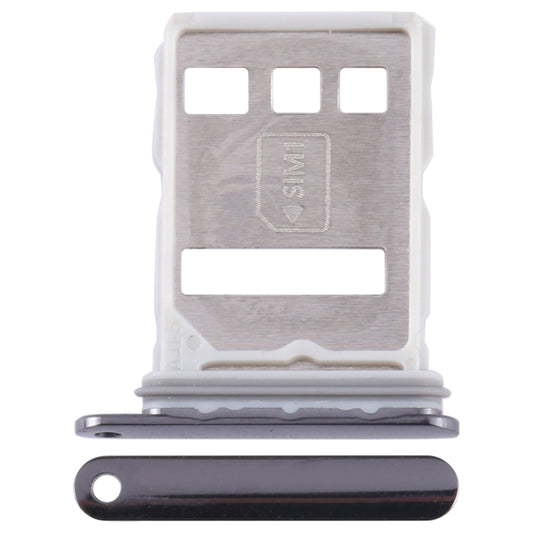 For Huawei P60 SIM + NM Card Tray (Black) - Card Socket by buy2fix | Online Shopping UK | buy2fix