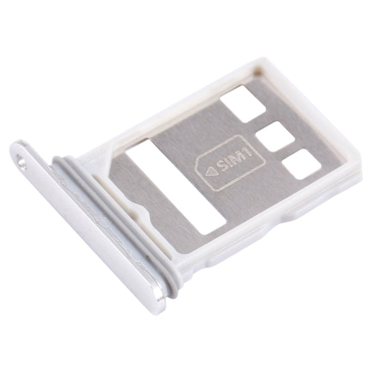 For Huawei P60 SIM + NM Card Tray (Silver) - Card Socket by buy2fix | Online Shopping UK | buy2fix