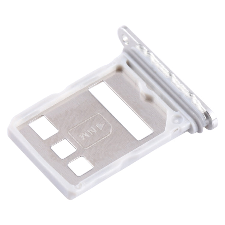 For Huawei P60 SIM + NM Card Tray (Silver) - Card Socket by buy2fix | Online Shopping UK | buy2fix