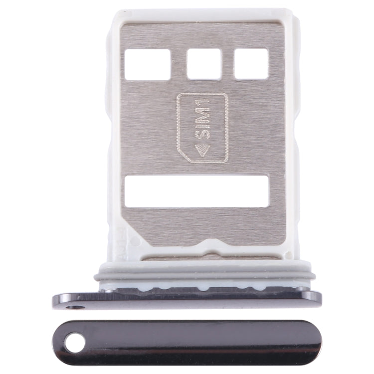 For Huawei P60 Pro SIM + NM Card Tray (Black) - Card Socket by buy2fix | Online Shopping UK | buy2fix