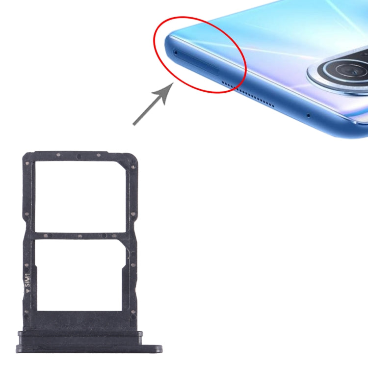 For Huawei nova 10 Youth SIM + SIM Card Tray (Dark Blue) - Card Socket by buy2fix | Online Shopping UK | buy2fix