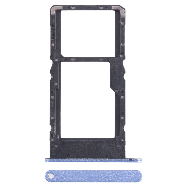 For Huawei Enjoy 50Z SIM + SIM / Micro SD Card Tray (Blue) - Card Socket by buy2fix | Online Shopping UK | buy2fix